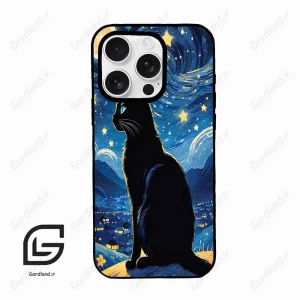 قاب گوشی آیفون 16 پرومکس Iphone 16 Pro Max  طرح گربه کد 2438
