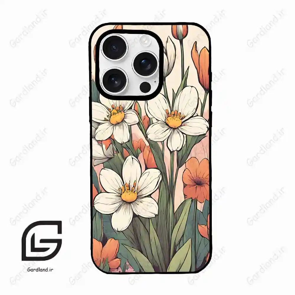 قاب گوشی آیفون 16 پرومکس Iphone 16 Pro Max طرح گل کد 2475