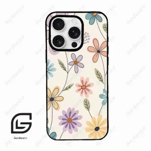 قاب گوشی آیفون 16 پرومکس Iphone 16 Pro Max  طرح گل کد 2587