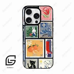 قاب گوشی آیفون 16 پرومکس Iphone 16 Pro Max  طرح تمبر کد 2603