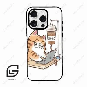 قاب گوشی آیفون 16 پرومکس Iphone 16 Pro Max  طرح گربه کد 2617