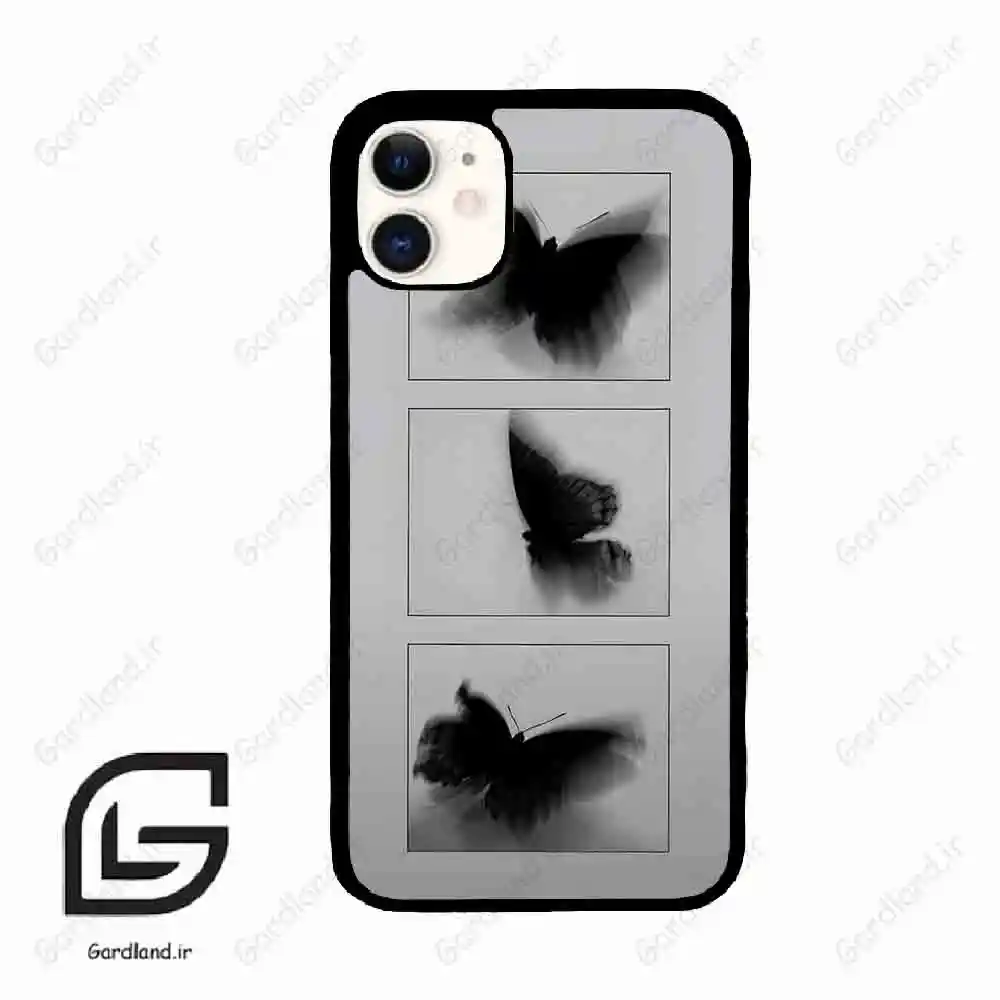 قاب گوشی آیفون 11 (Iphone 11 ) طرح پروانه کد 2103