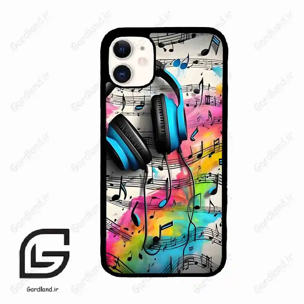 قاب گوشی آیفون 11 (Iphone 11 ) طرح موسیقی کد 2482