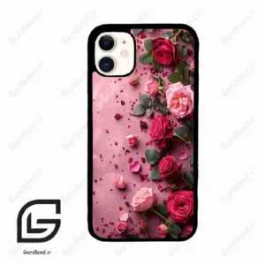 قاب گوشی آیفون 11 (Iphone 11 ) طرح رز کد 2744