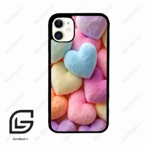 قاب گوشی آیفون 11 (Iphone 11 ) طرح قلبی کد 2782