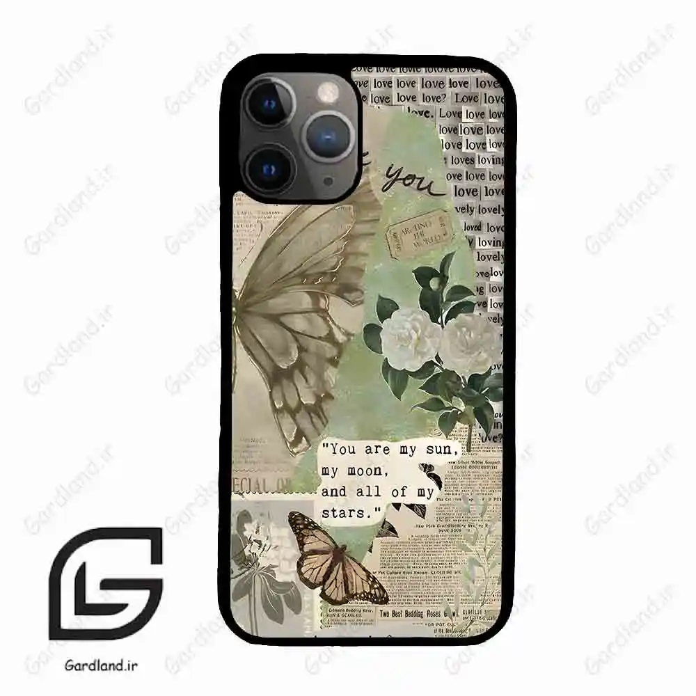 قاب گوشی آیفون 11 پرو (Iphone 11 Pro ) طرح پروانه کد 2244