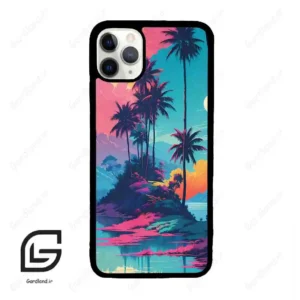 قاب گوشی آیفون 11 پرومکس (Iphone 11 Pro Max ) طرح جزیره کد 2461