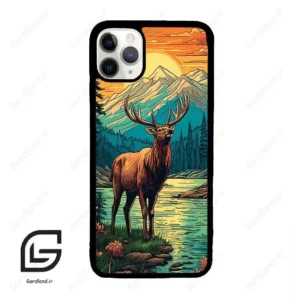 قاب گوشی آیفون 11 پرومکس (Iphone 11 Pro Max ) طرح گوزن کد 2471