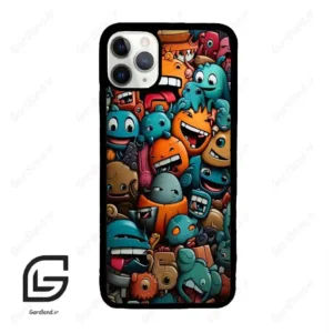قاب گوشی آیفون 11 پرومکس (Iphone 11 Pro Max ) طرح استیکر کد 2478