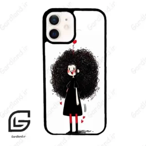 قاب گوشی آیفون 12 (Iphone 12 ) طرح دخترانه کد 2031