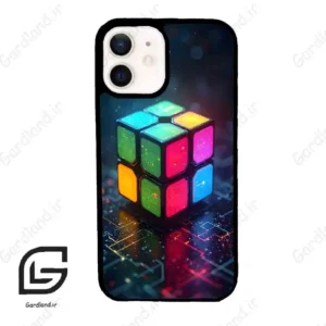 قاب گوشی آیفون 12 (Iphone 12 ) طرح مکعب کد 2222