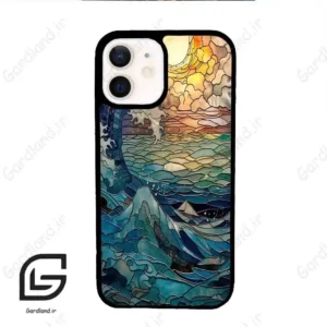 قاب گوشی آیفون 12 (Iphone 12 ) طرح موج کد 2413