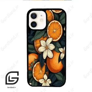 قاب گوشی آیفون 12 (Iphone 12 ) طرح پرتقالی کد 2423