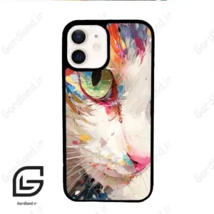 قاب گوشی آیفون 12 (Iphone 12 ) طرح گربه کد 2437