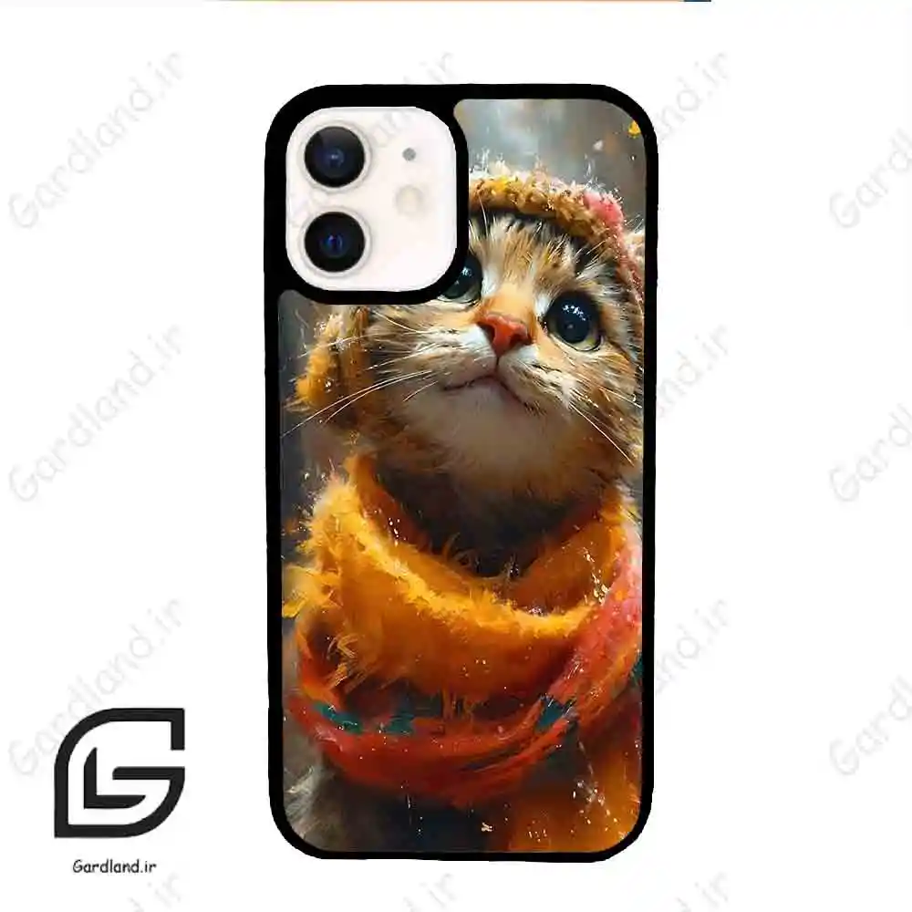 قاب گوشی آیفون 12 (Iphone 12 ) طرح گربه کد 2440
