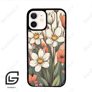 قاب گوشی آیفون 12 (Iphone 12 ) طرح گل کد 2475