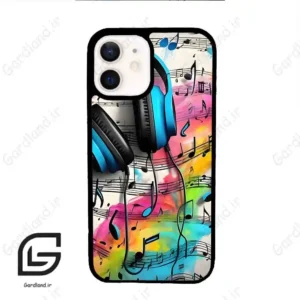 قاب گوشی آیفون 12 (Iphone 12 ) طرح موسیقی کد 2482