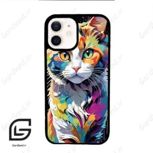 قاب گوشی آیفون 12 (Iphone 12 ) طرح گربه کد 2483