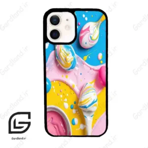 قاب گوشی آیفون 12 (Iphone 12 ) طرح رنگارنگ کد 2793