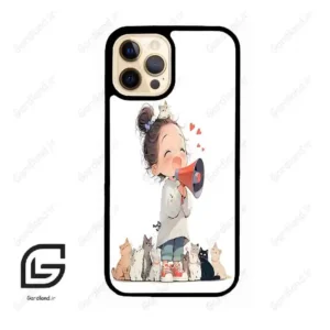 قاب گوشی آیفون 12 پرو (Iphone 12 Pro ) طرح دخترانه کد 2027