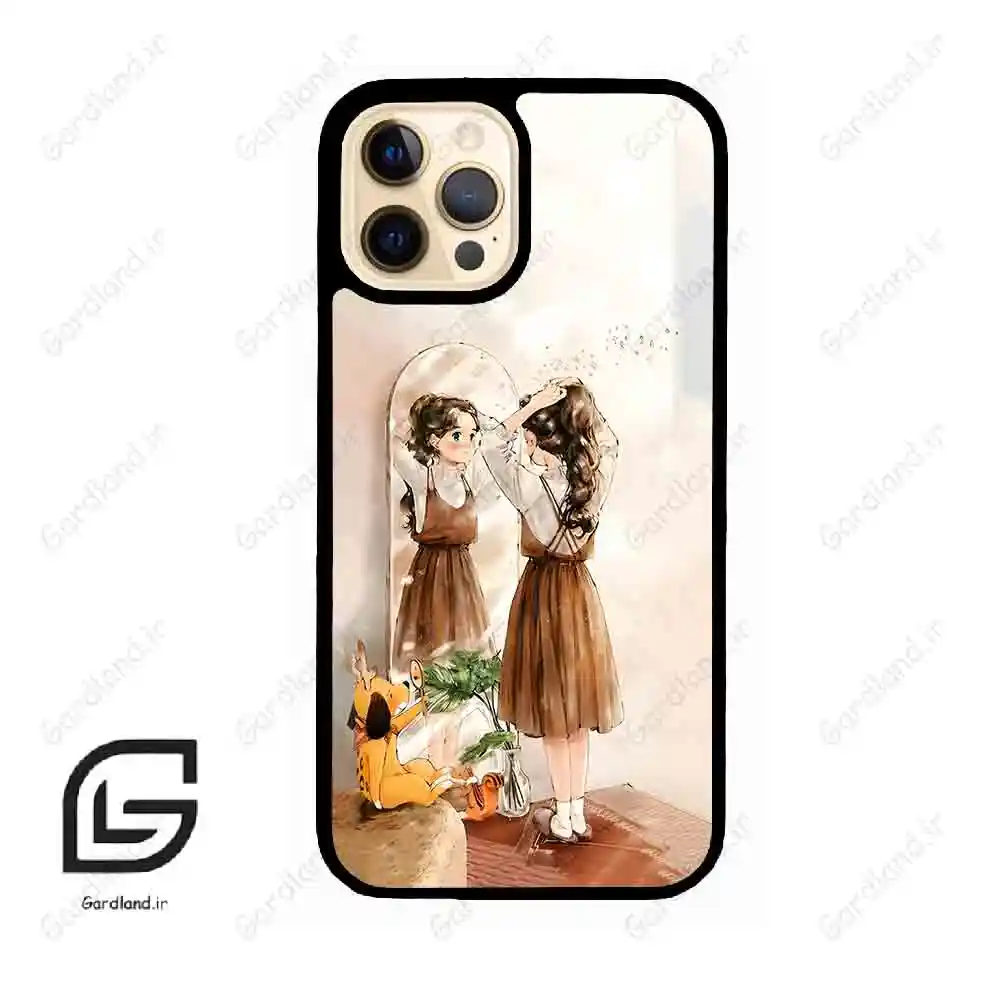 قاب گوشی آیفون 12 پرو (Iphone 12 Pro ) طرح دخترانه کد 2078