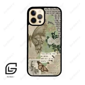 قاب گوشی آیفون 12 پرو (Iphone 12 Pro ) طرح پروانه کد 2244