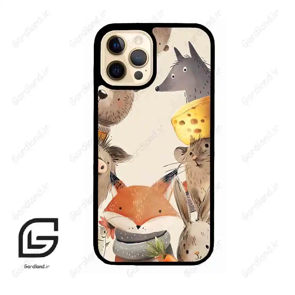 قاب گوشی آیفون 12 پرو (Iphone 12 Pro ) طرح حیوانات کد 2338