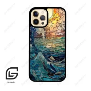 قاب گوشی آیفون 12 پرو (Iphone 12 Pro ) طرح موج کد 2413