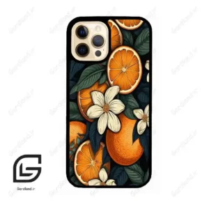 قاب گوشی آیفون 12 پرو (Iphone 12 Pro ) طرح پرتقالی کد 2423
