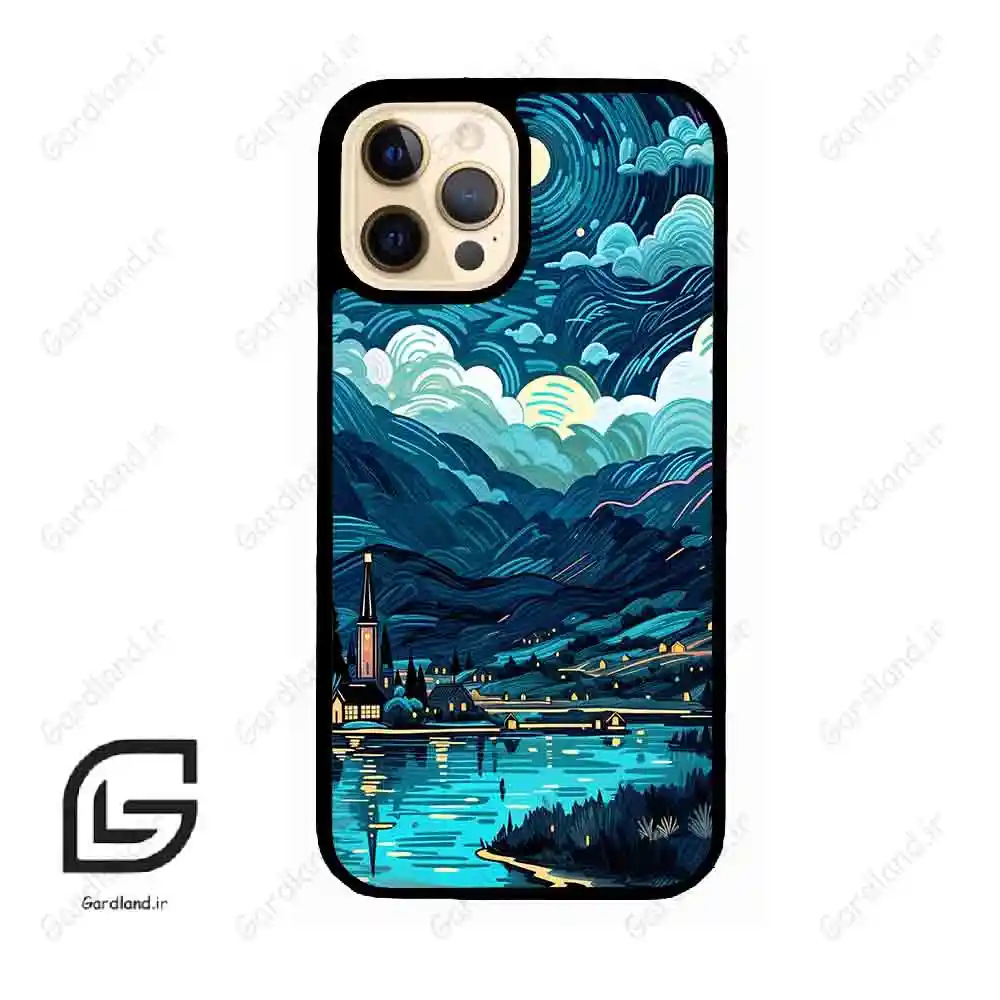 قاب گوشی آیفون 12 پرو (Iphone 12 Pro ) طرح شب کد 2425