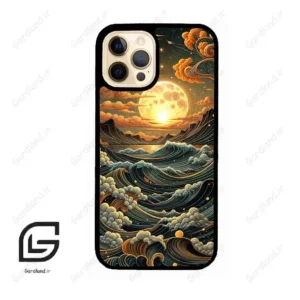 قاب گوشی آیفون 12 پرو (Iphone 12 Pro ) طرح غروب کد 2505