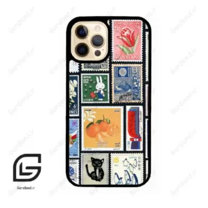 قاب گوشی آیفون 12 پرو (Iphone 12 Pro ) طرح تمبر کد 2603