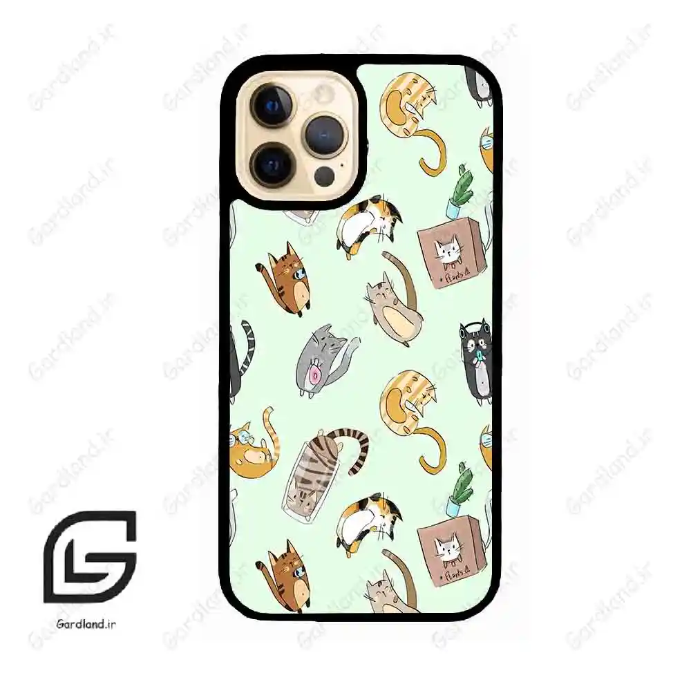 قاب گوشی آیفون 12 پرو (Iphone 12 Pro ) طرح گربه کد 2622