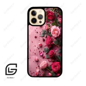 قاب گوشی آیفون 12 پرو (Iphone 12 Pro ) طرح رز کد 2744