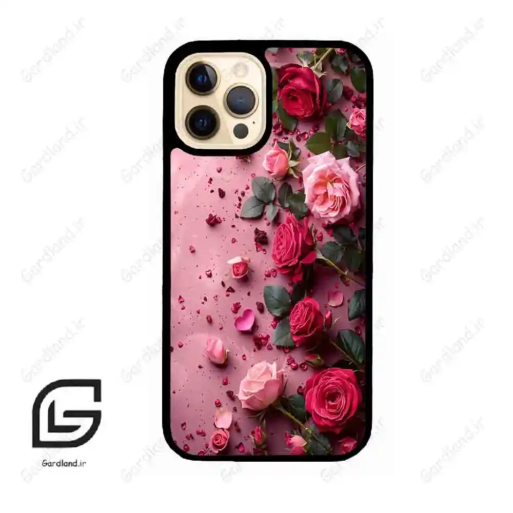 قاب گوشی آیفون 12 پرو (Iphone 12 Pro ) طرح رز کد 2744