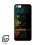 قاب گوشی آیفون 6-6اس (Iphone 6 / 6s ) طرح متن کد 2332