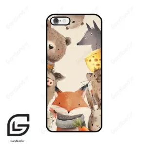 قاب گوشی آیفون 6-6اس (Iphone 6 / 6s ) طرح حیوانات کد 2338