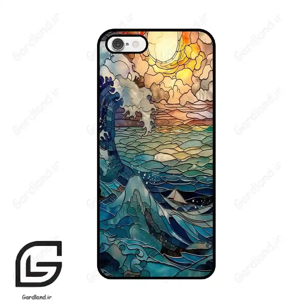 قاب گوشی آیفون 6-6اس (Iphone 6 / 6s ) طرح موج کد 2413