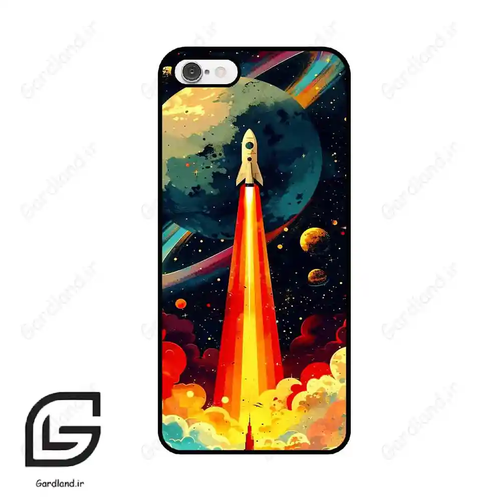 قاب گوشی آیفون 6-6اس (Iphone 6 / 6s ) طرح موشک کد 2463