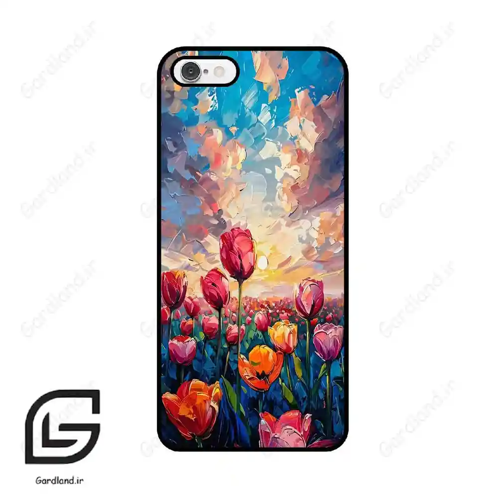 قاب گوشی آیفون 6-6اس (Iphone 6 / 6s ) طرح گل کد 2466