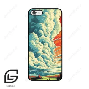 قاب گوشی آیفون 6-6اس (Iphone 6 / 6s ) طرح ابرنگی کد 2491