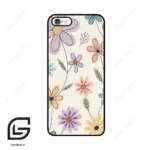 قاب گوشی آیفون 6-6اس (Iphone 6 / 6s ) طرح گل کد 2587