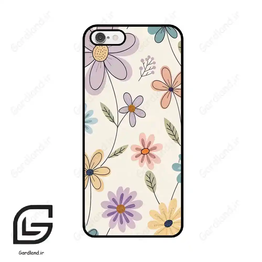 قاب گوشی آیفون 6-6اس (Iphone 6 / 6s ) طرح گل کد 2587