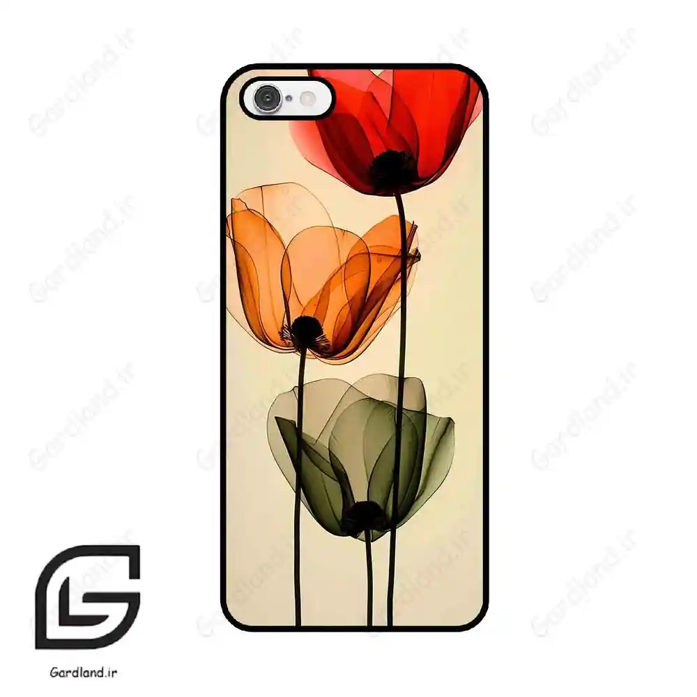 قاب گوشی آیفون 6-6اس (Iphone 6 / 6s ) طرح گل کد 2650