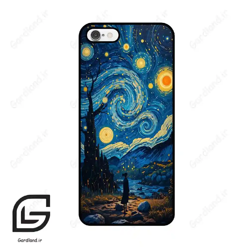 قاب گوشی آیفون 6-6اس (Iphone 6 / 6s ) طرح شب کد 2801