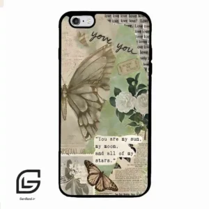 قاب گوشی آیفون 6پلاس-6اس پلاس (Iphone 6Plus / 6sPlus ) طرح پروانه کد 2244