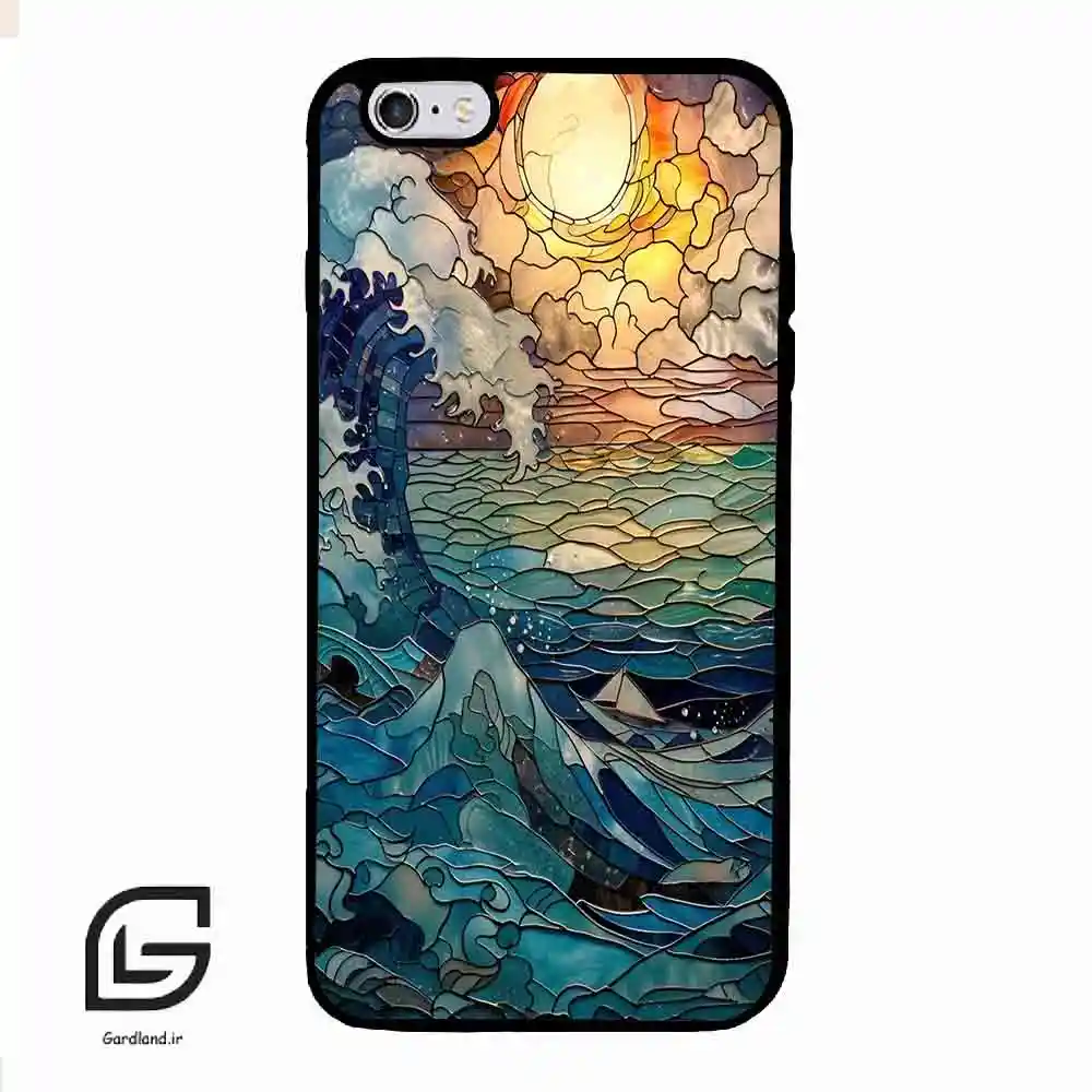 قاب گوشی آیفون 6پلاس-6اس پلاس (Iphone 6Plus / 6sPlus ) طرح موج کد 2413