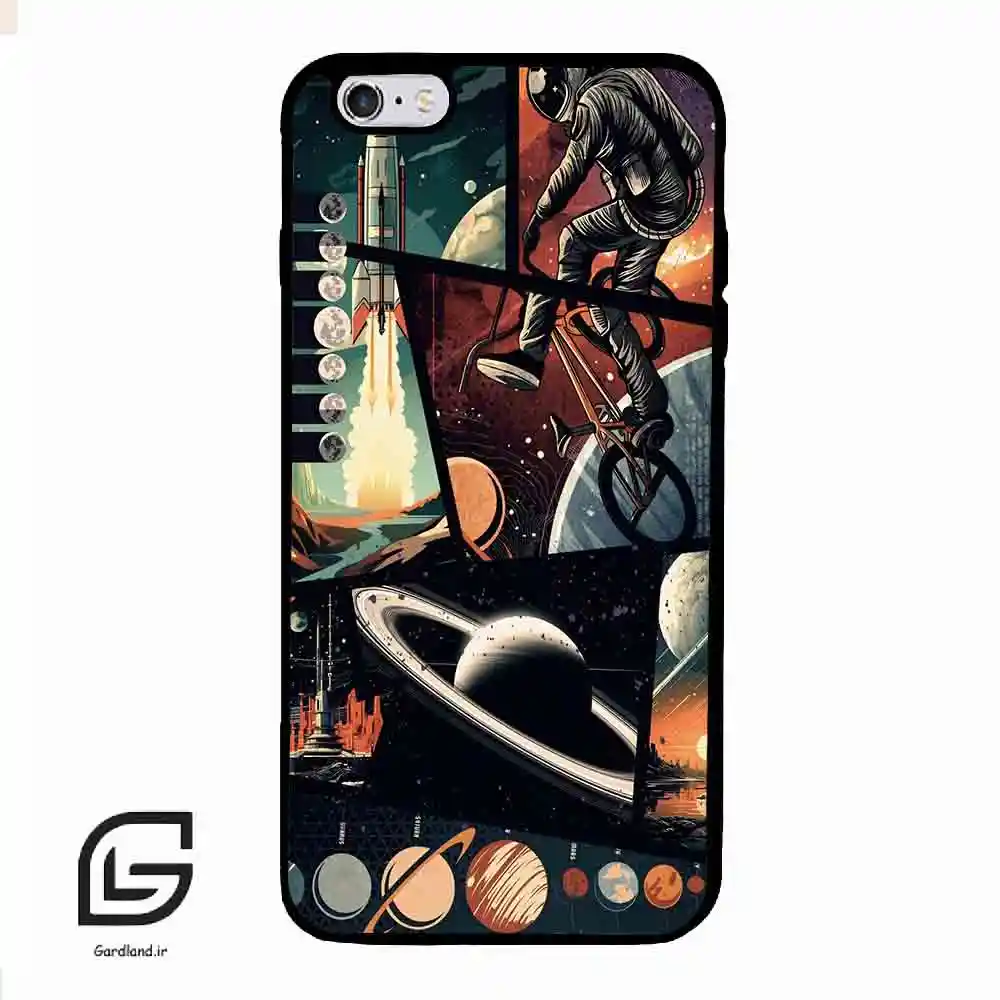 قاب گوشی آیفون 6پلاس-6اس پلاس (Iphone 6Plus / 6sPlus ) طرح فضانورد کد 2415