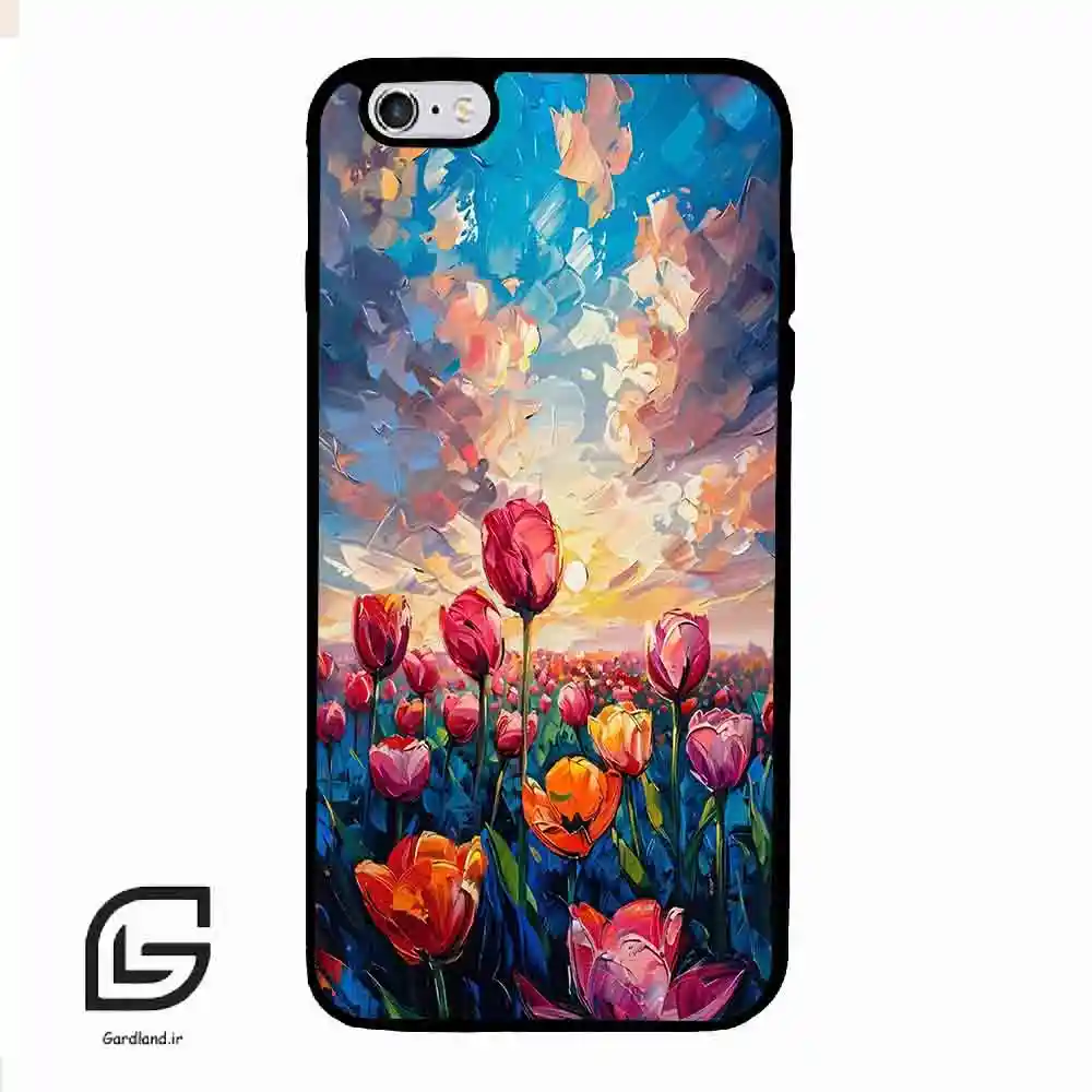 قاب گوشی آیفون 6پلاس-6اس پلاس (Iphone 6Plus / 6sPlus ) طرح گل کد 2466