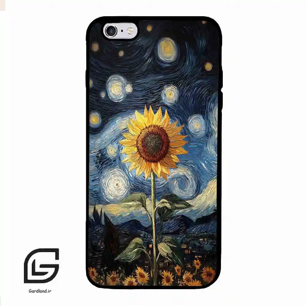 قاب گوشی آیفون 6پلاس-6اس پلاس (Iphone 6Plus / 6sPlus ) طرح افتابگردان کد 2652
